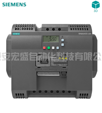 西門(mén)子SINAMICS V20變頻器,IP20 / UL 開(kāi)放式,FSD,3AC380-480 V, 7,50 kW  6SL3210-5BE27-5UV0